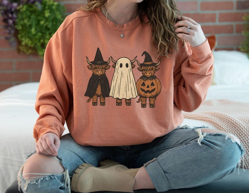 Comfort Colors Halloween Sweatshirt