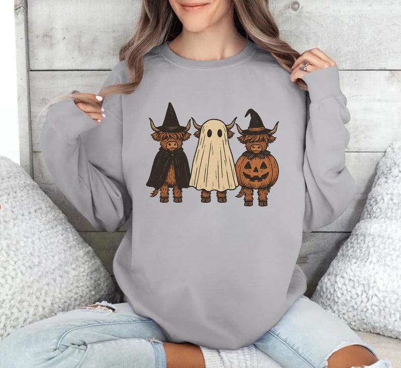 Comfort Colors Halloween Sweatshirt