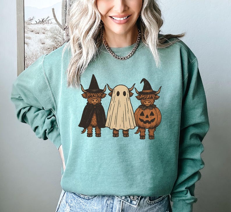 Comfort Colors Halloween Sweatshirt